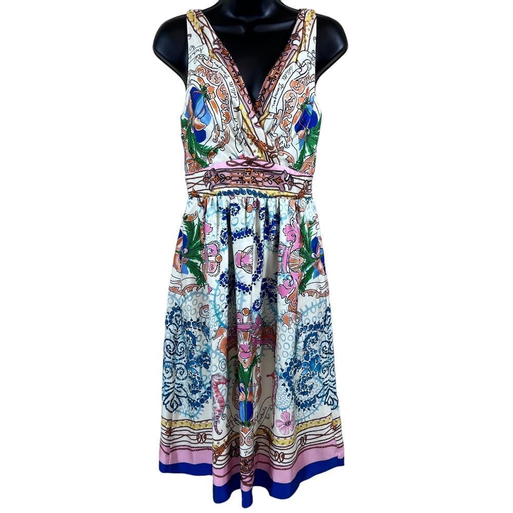 Anthropologie Exclusive Tied Shoulder Acionna Silk Dress by Collette Dinnigan
